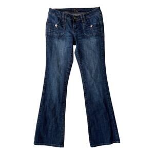 Z Co. Juniors Bootcut Denim Jeans Size 9 Dark Wash